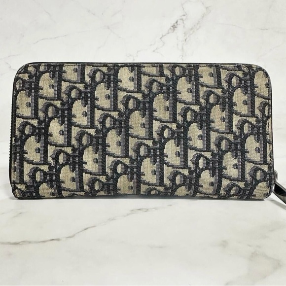 Christian Dior Long wallet oblique round - Picture 2 of 8